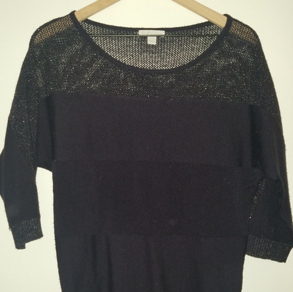 Shirt with seethru top